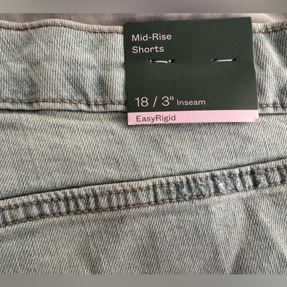 Wild Fable Light Blue Distressed Jean Shorts - Picture 2 of 6